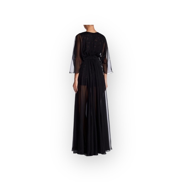 new Lotus Threads ❤︎︎ Lace Romper Overlay Gown Cocktail Maxi Dress ❤︎︎ Edgy Chic - Picture 9 of 16